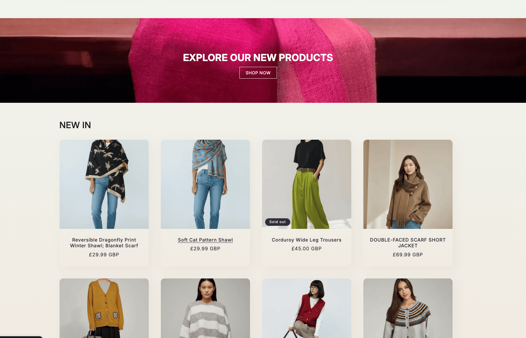 Manomay Shopify Redesign screenshot 1
